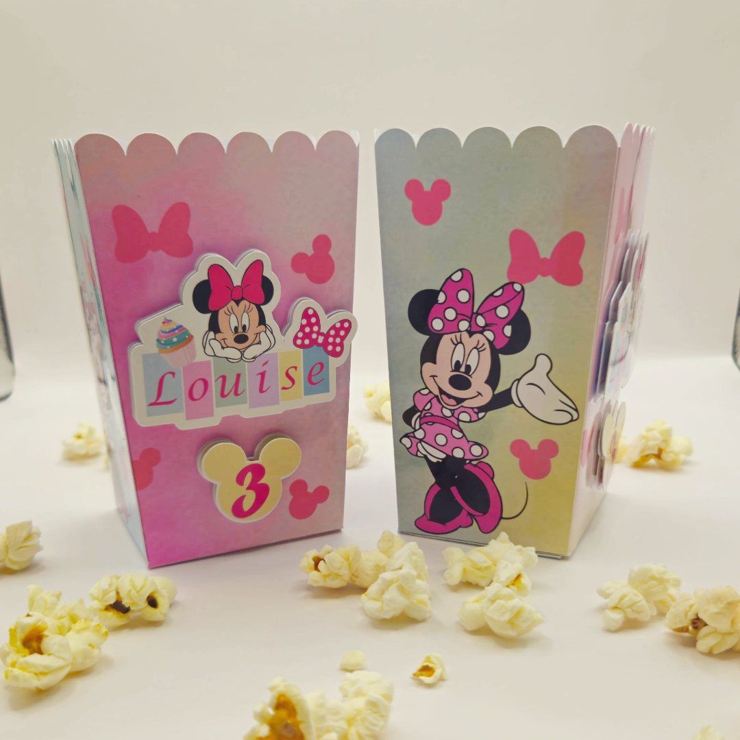 Boîte de pop-corn 3D