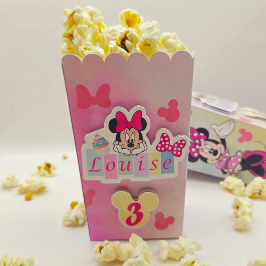 Boîte de pop-corn 3D